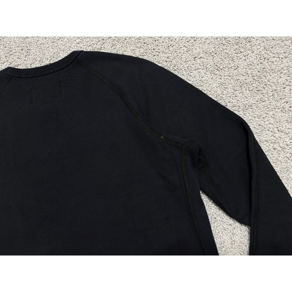 Reigning Champ Sweatshirt Crewneck Pullover Terry Slim Fit Black Mens Medium (M) - Picture 8 of 16